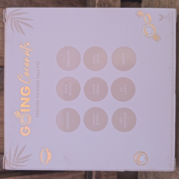 Damaged Colour Pop-Going Coconuts Pressed Powder Palette - Picture 3 of 3